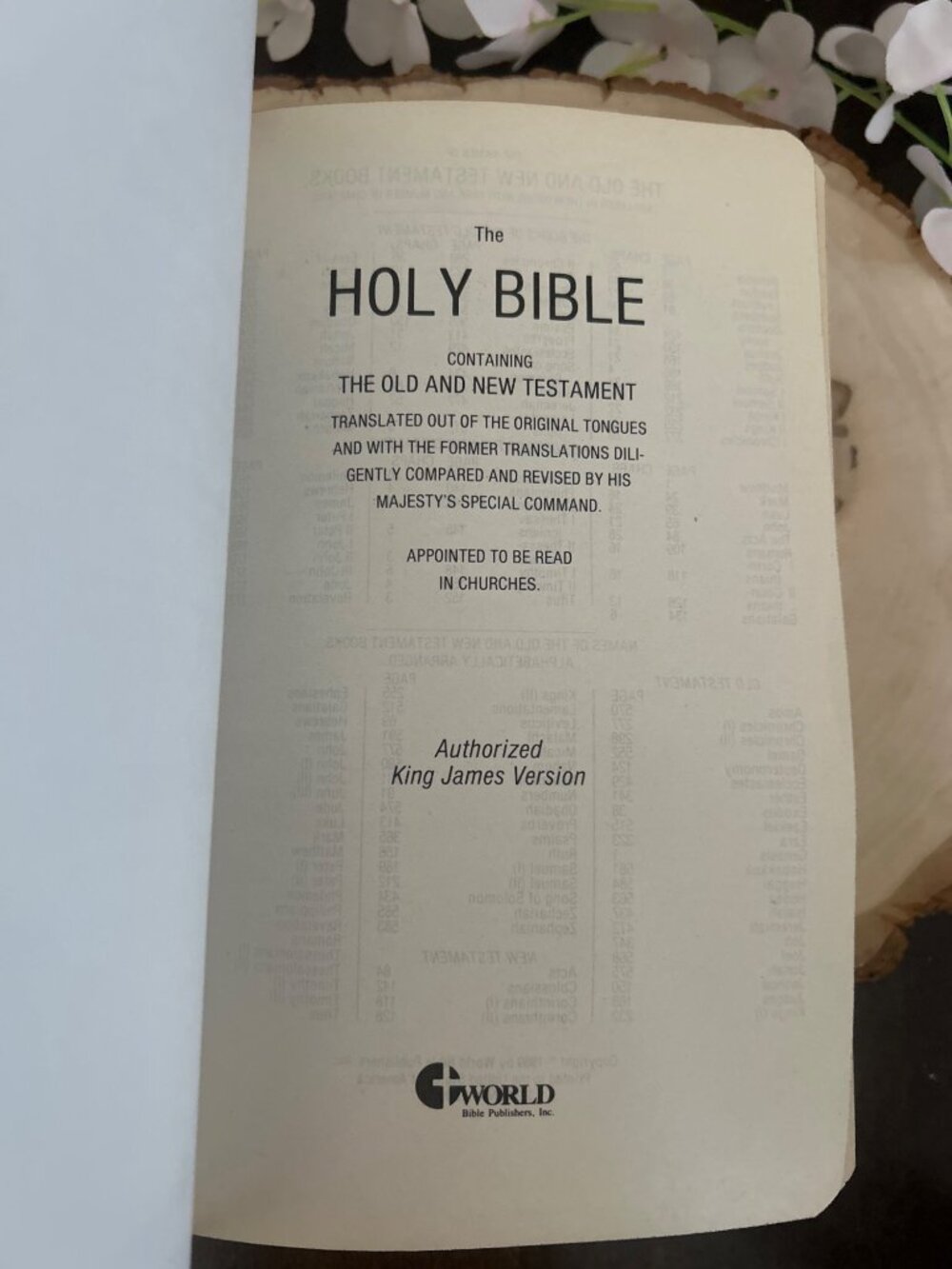 Holy Bible King James 1989 Words Of Christ In Red By World Bible Publishers - Picture 4 of 13